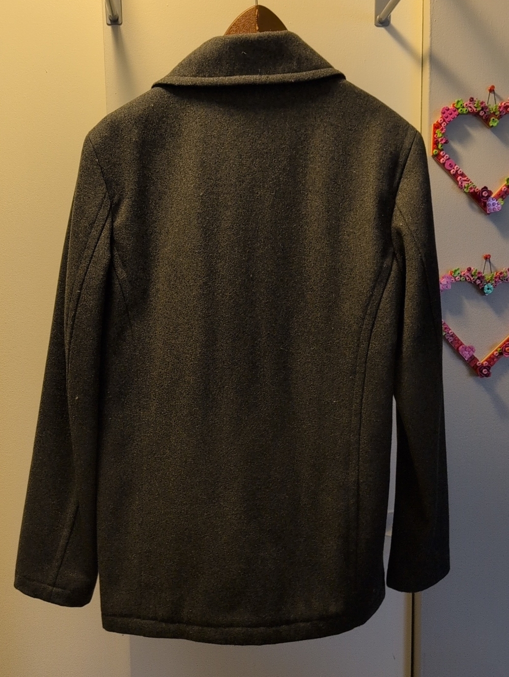 Vineyard Vines Grey Pea Coat Size Small - Picture 4 of 6